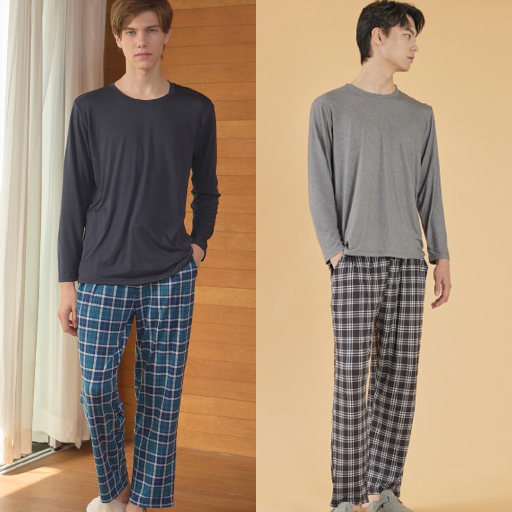 JB_CNN023 휘핑 기모 이지웨어 남자 B세트(상의2, 하의2)