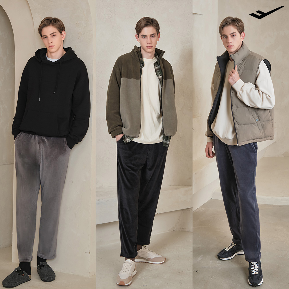 JB_프로스펙스020 벨로아 기모팬츠 남자 3종