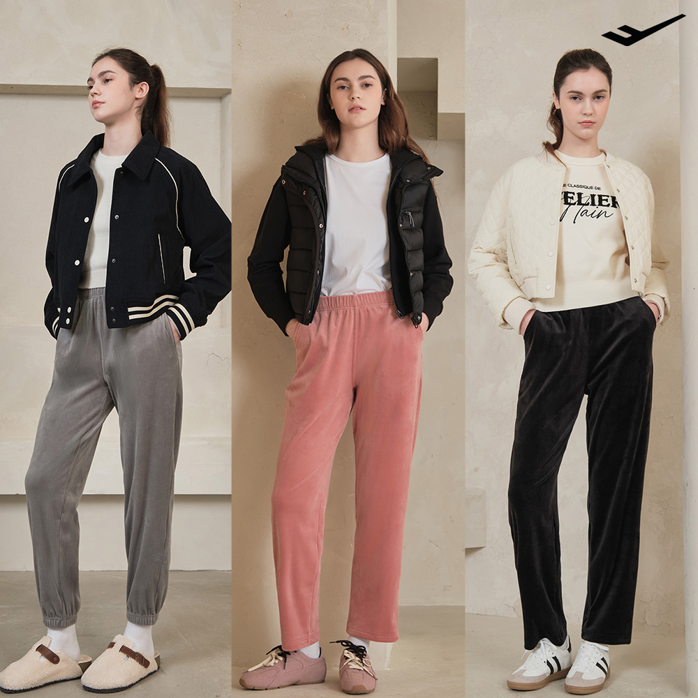 JB_프로스펙스021 벨로아 기모팬츠 여성 3종