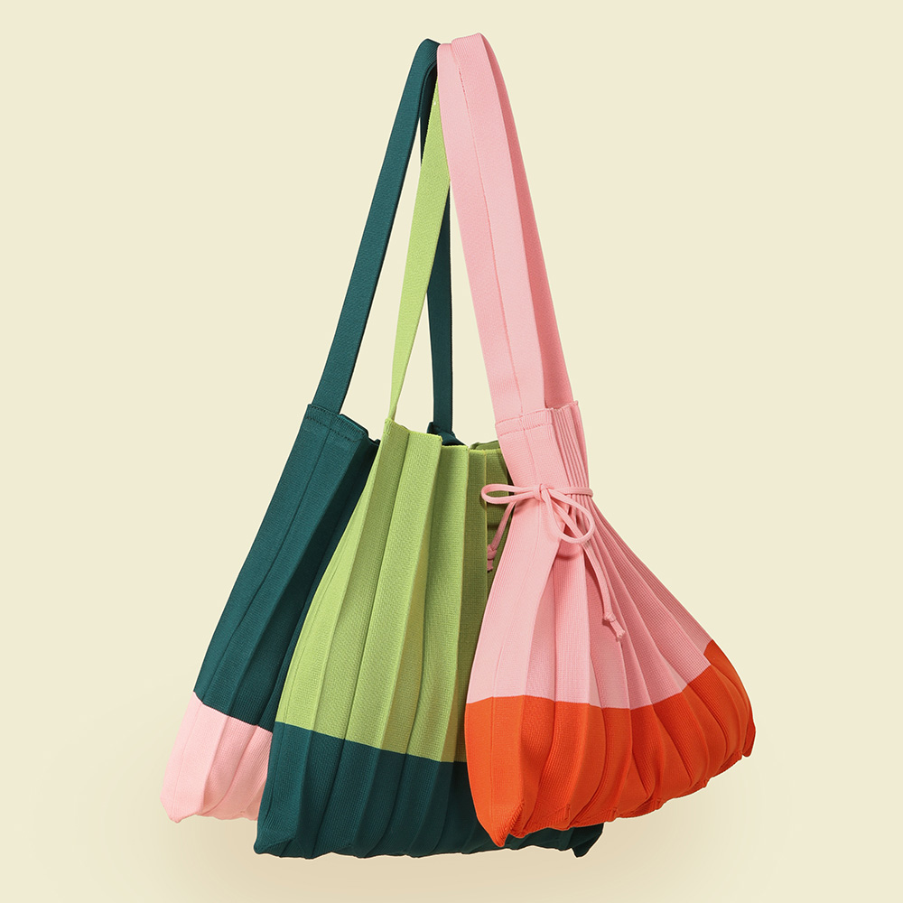 BR_니트주름 숄더백