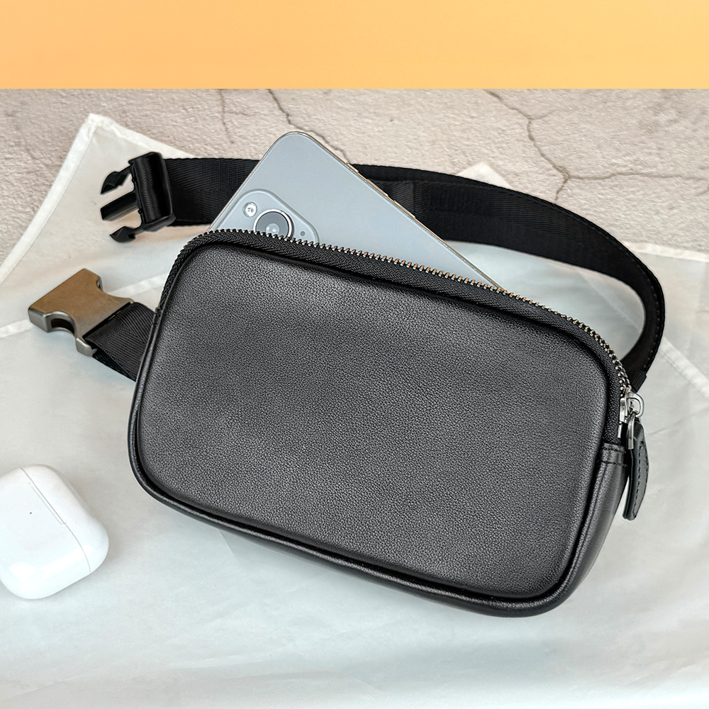 BR_9160 가죽 미니 힙색