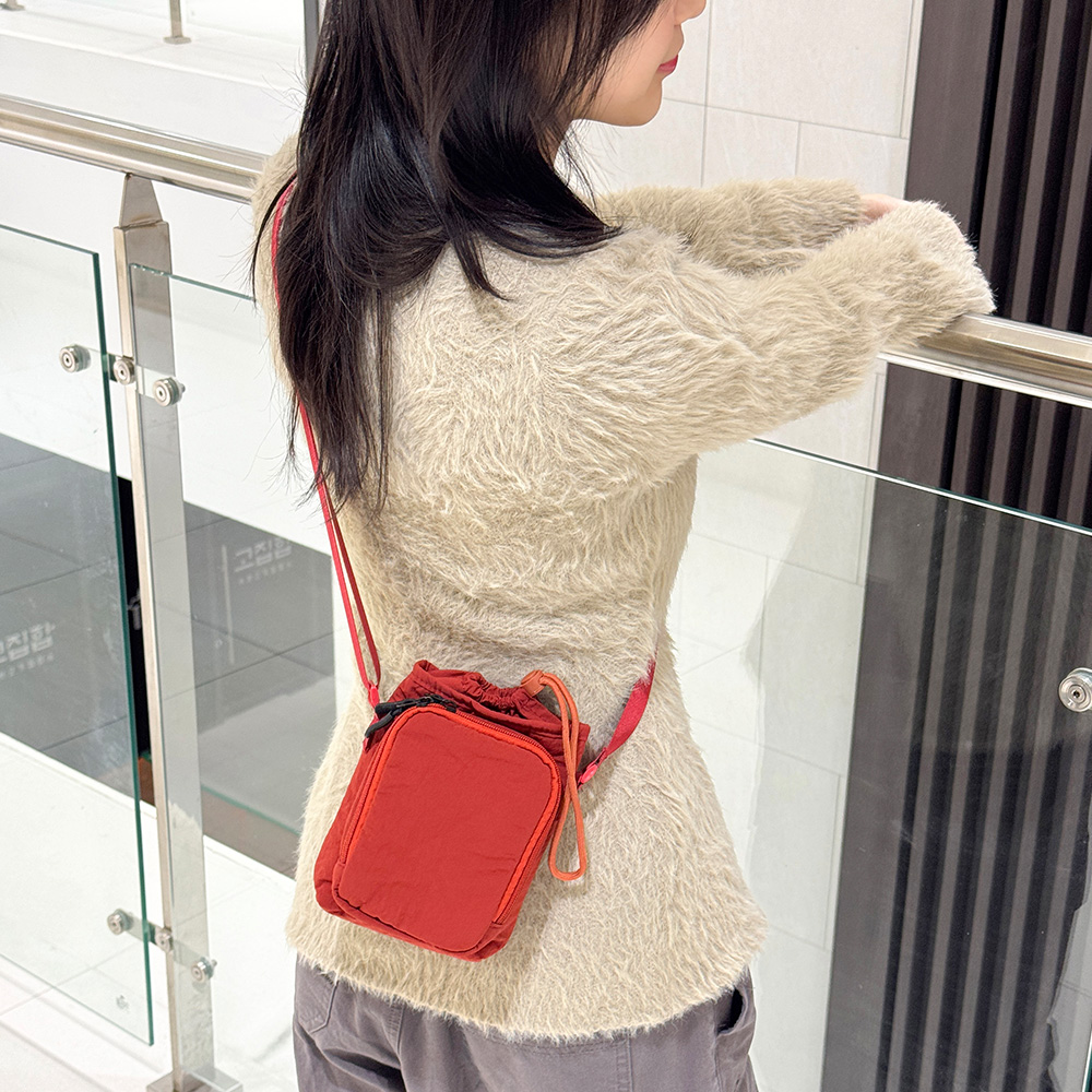 BR_2360 패딩 조리 미니크로스백