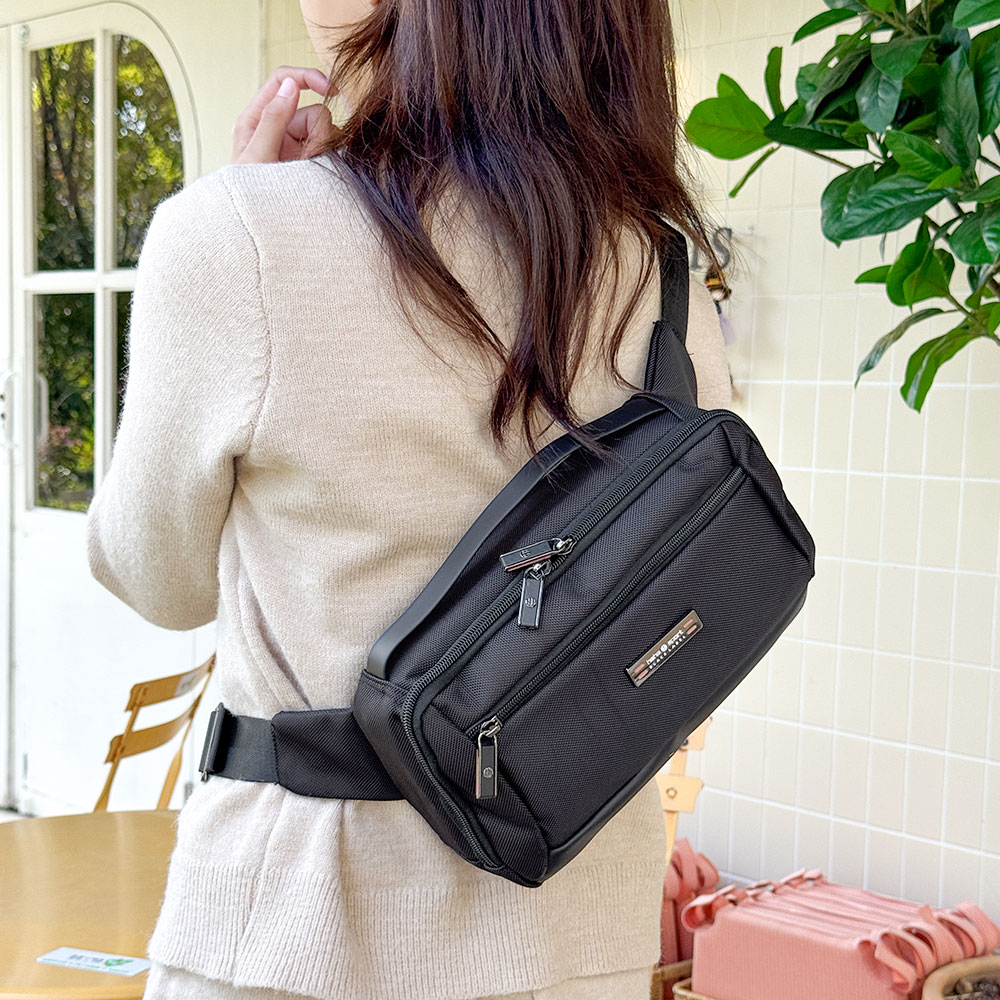 BR_9681 남성 캐주얼 데일리 힙색 크로스백