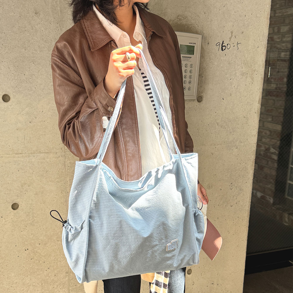 BR_6703 패브릭 파스텔 스퀘어 숄더백