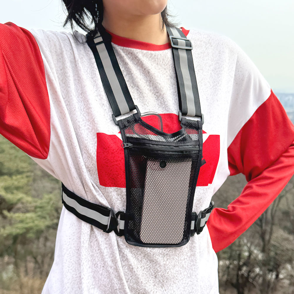 BR_952 야간 라이딩 런닝용 안전작업 안전띠 야광반사 안전조끼