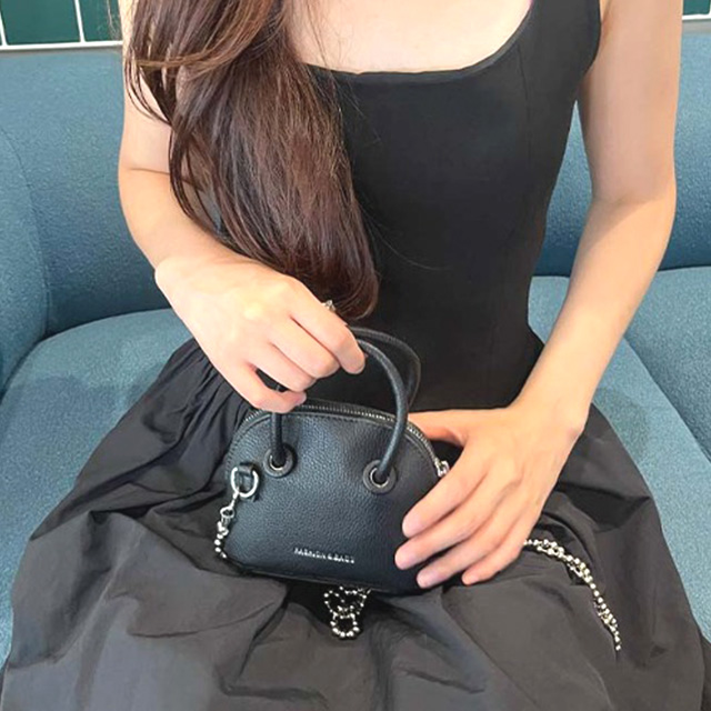 CHMA_30050 구슬체인 미니 레더 크로스백(품절)