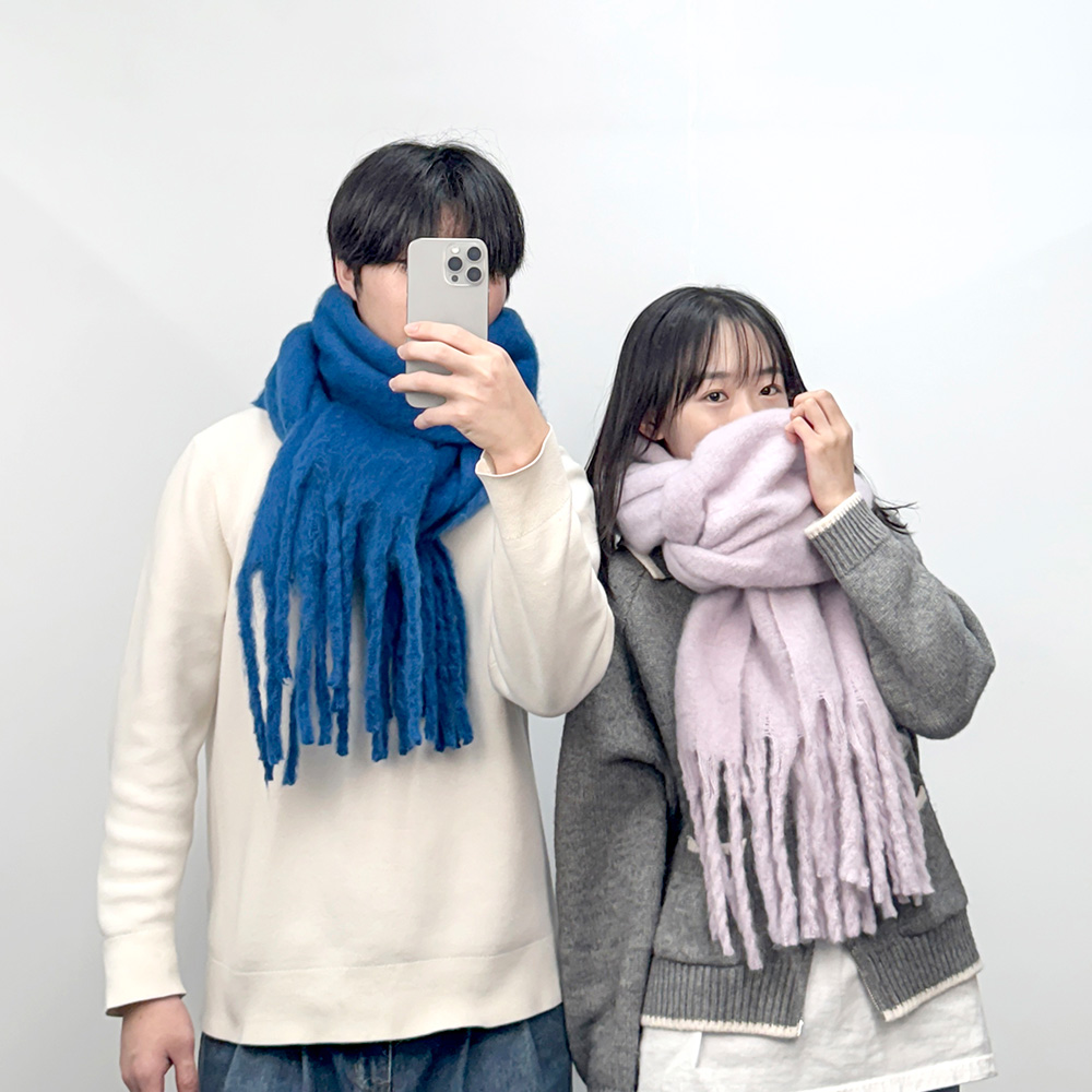 CT_1004 겨울 베이직 목도리 레게 숄 머플러