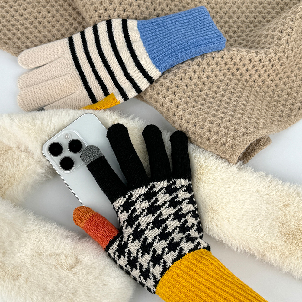 DKES_G04 스마트폰 터치 컬러 장갑/여성용