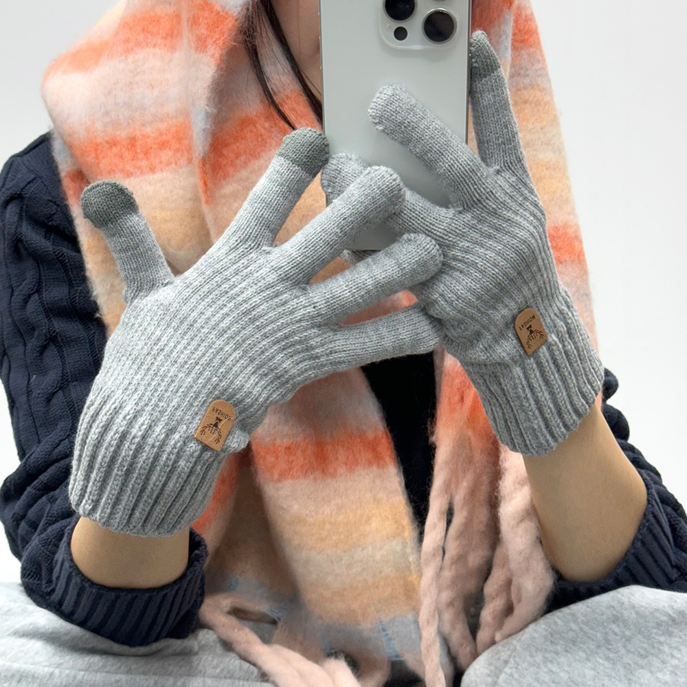 DKES_G07 스마트폰 터치 사슴 장갑/여성용