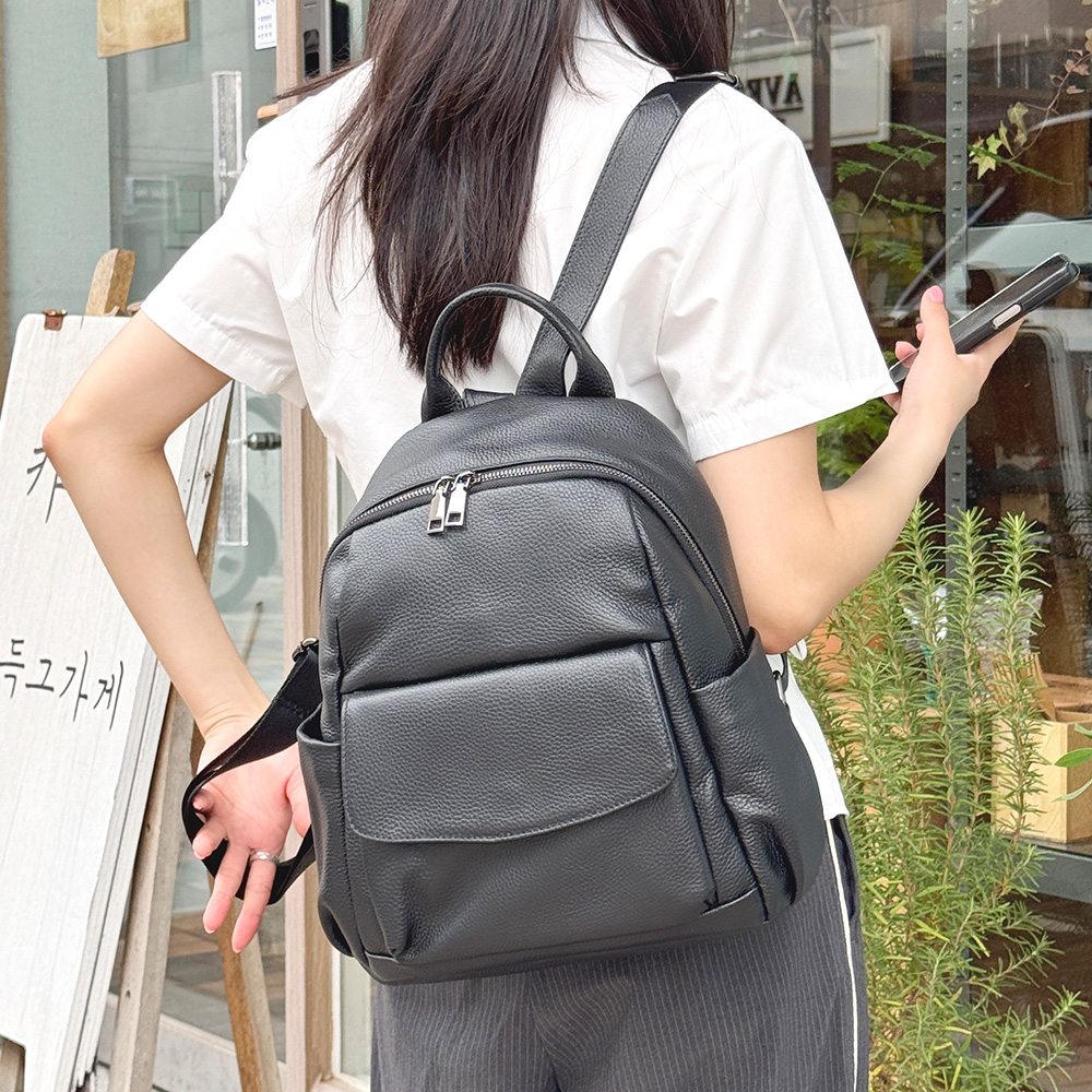 DKES_F428 여성 가죽 백팩