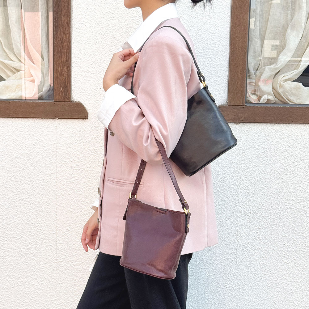 DKES_G8042 여성 가죽 미니 숄더 크로스백