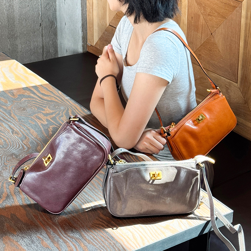 DKES_G8060 여성 가죽 미니 숄더 크로스백