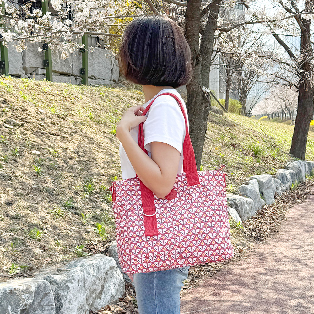 DKAC_91502 데일리 캐주얼 하트패턴 여성 숄더 크로스백