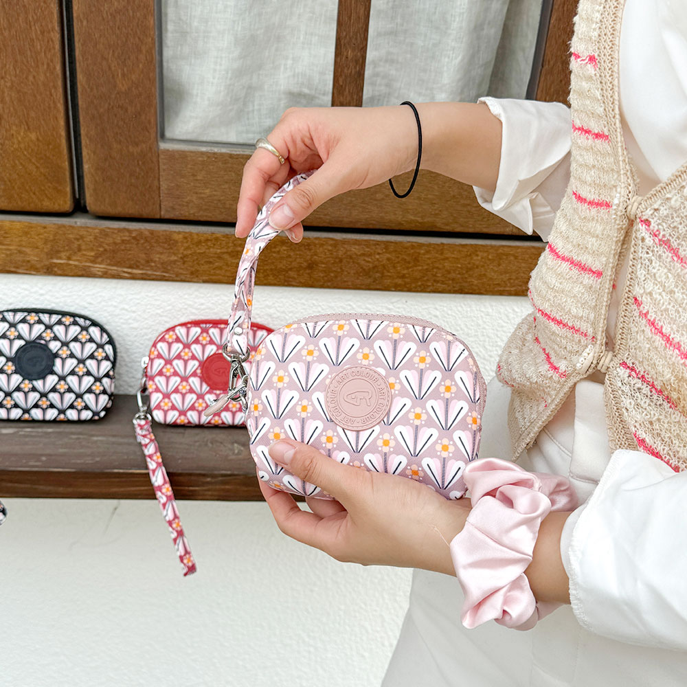 DKAC_91509 데일리 캐주얼 하트패턴 미니 파우치백