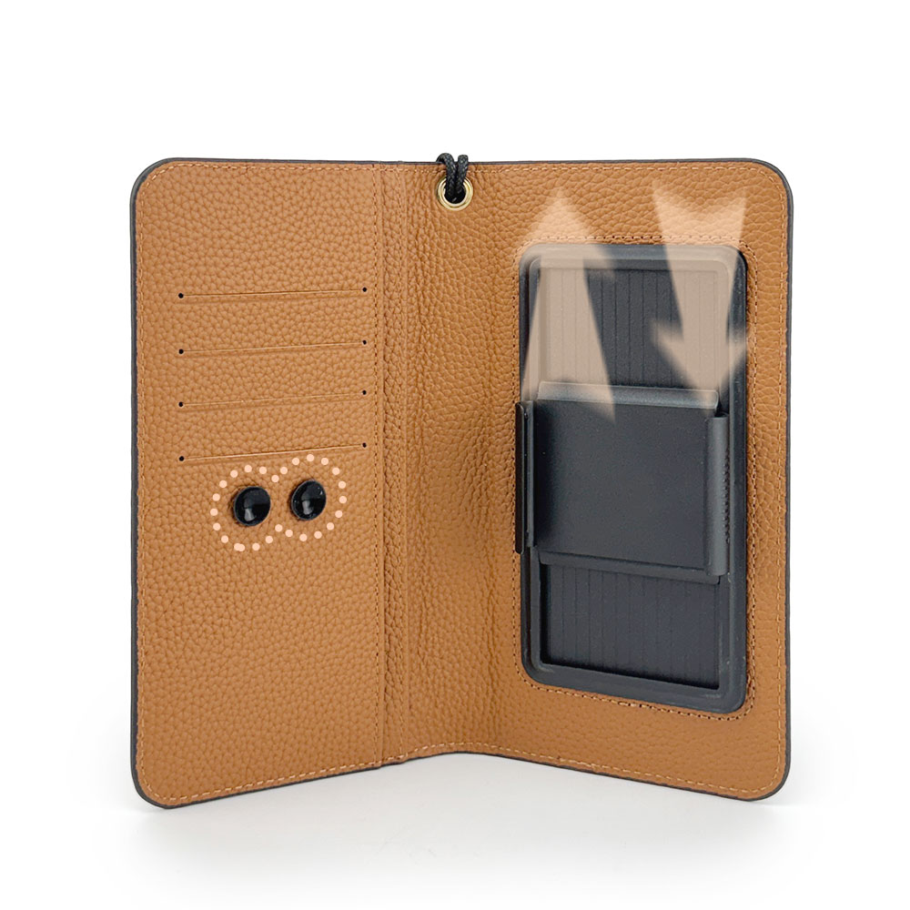 DKES_091 카드수납 소가죽 폰케이스 전기종 호환형(Z플립, 폴더 제외)