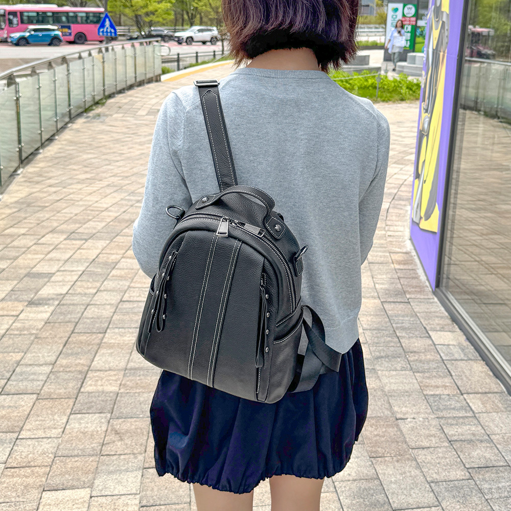DKES_G8269 소가죽 데일리 여성 미니 백팩