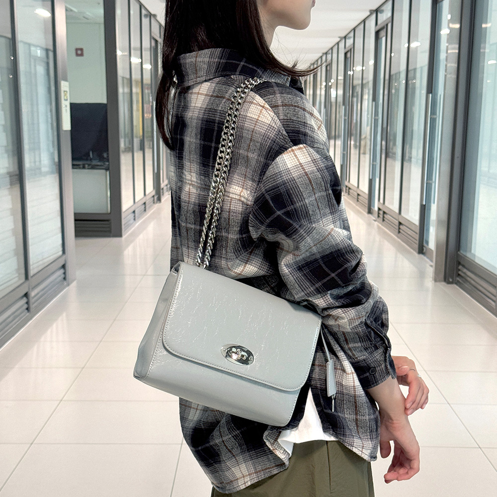 FC_3039 가죽 체인끈숄더백