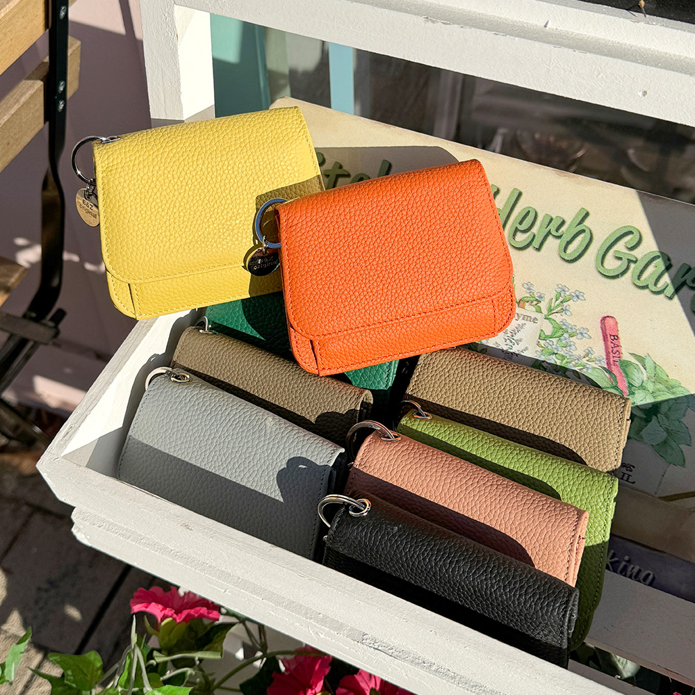 FC_9903 가죽 똑딱이 카드 지갑