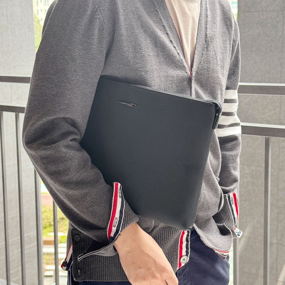 GE_6445 남성 레더 빅 클러치백(대)