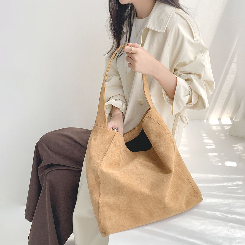 MT_22960 여성 스웨이드 빅 숄더백