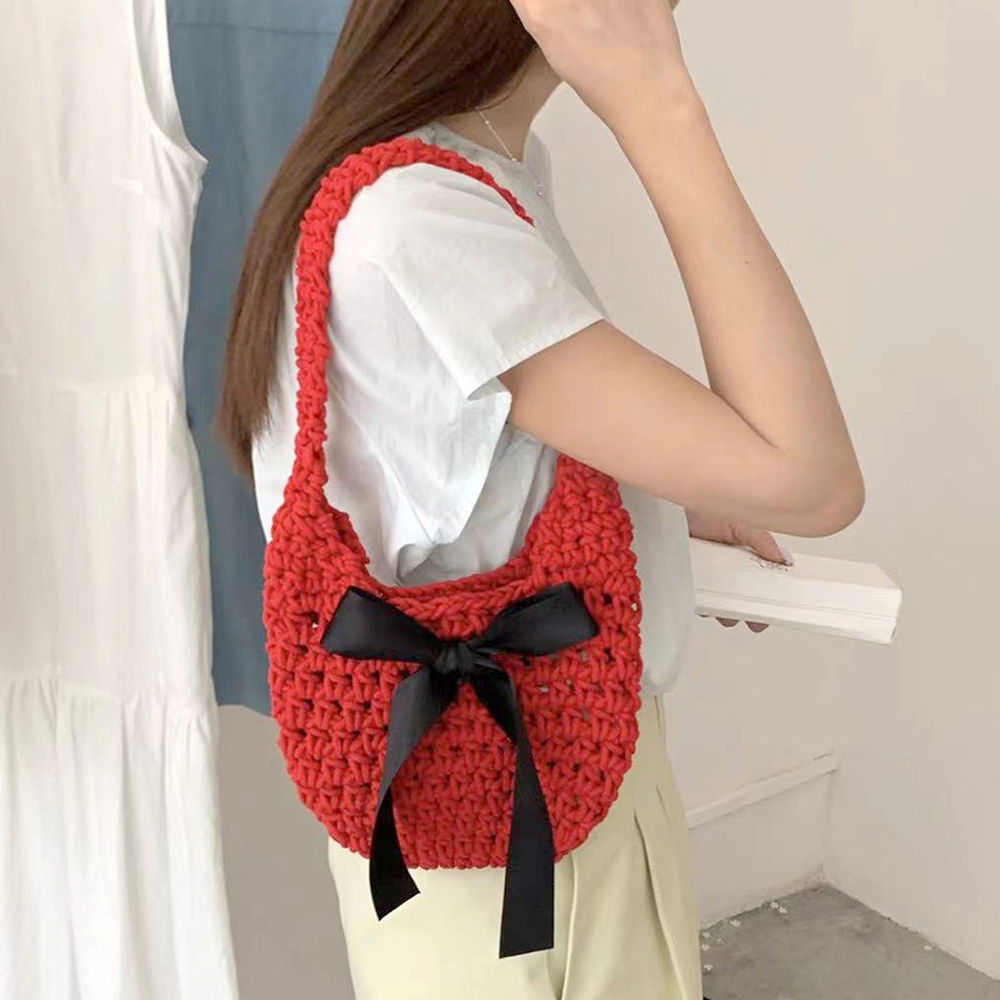 MT_23621 리본 미니 니트백