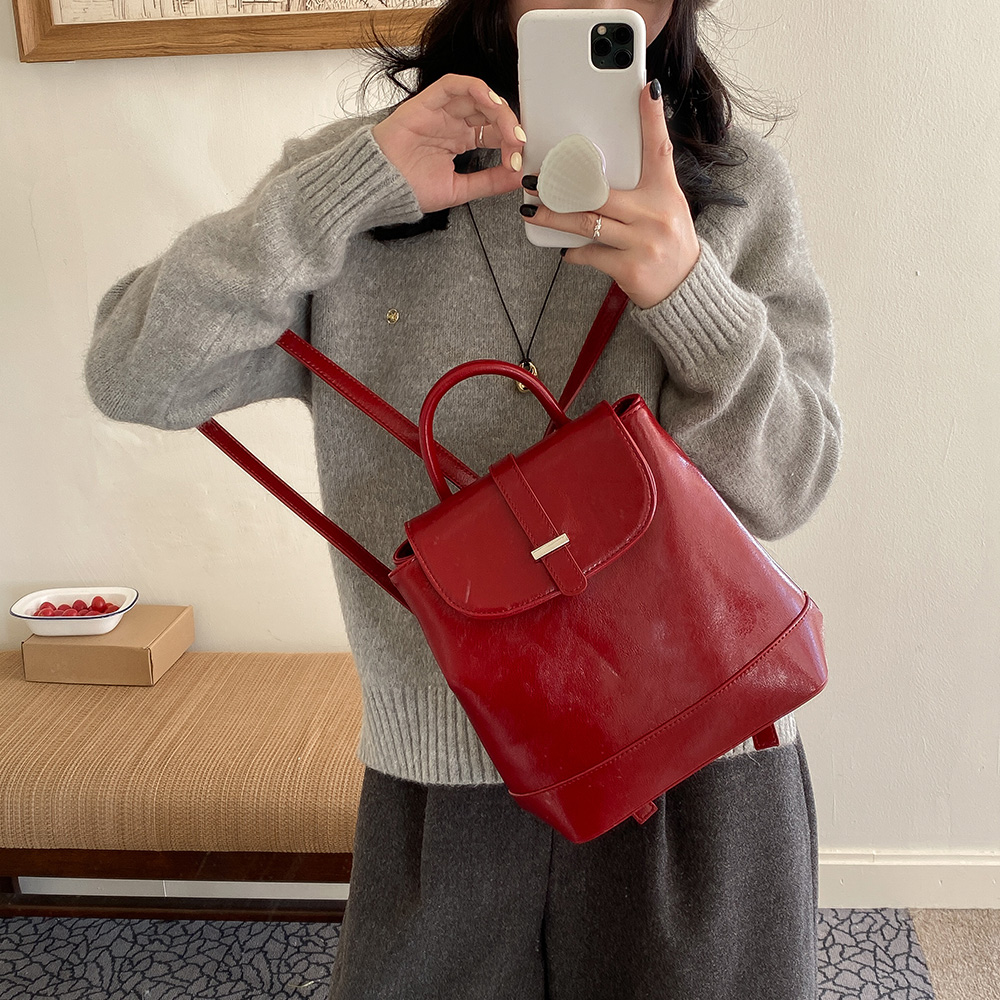MT_21049 여성 레더 백팩