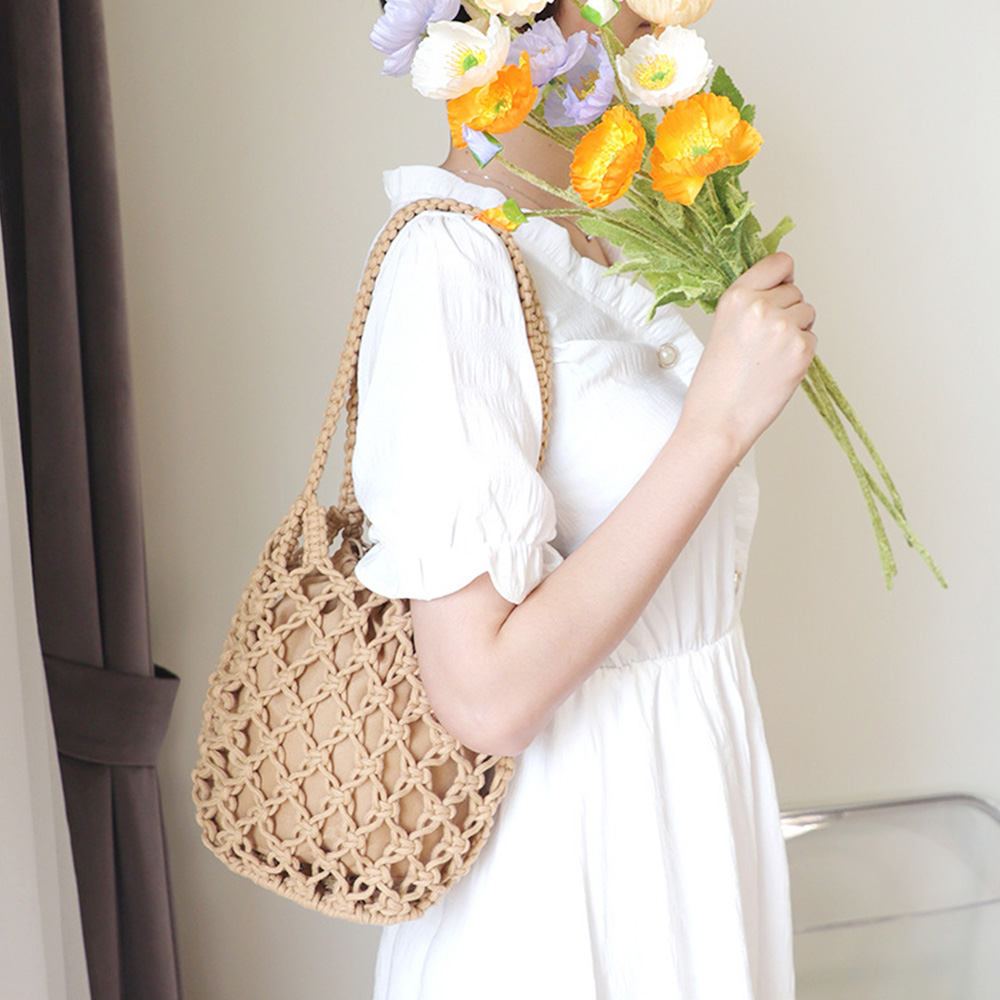 MT_23606 니트 숄더백 네트 뜨개 가방