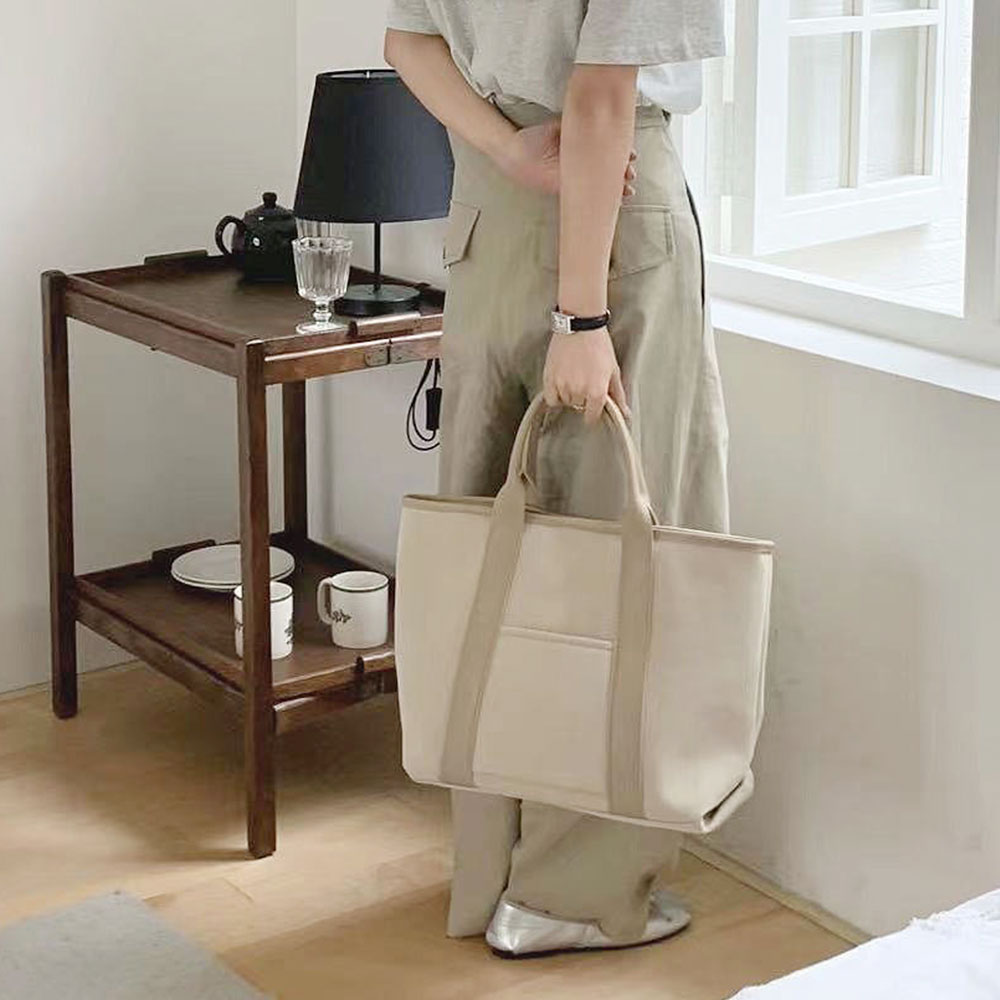 MT_22300 캐주얼 캔버스 빅 토트 크로스백