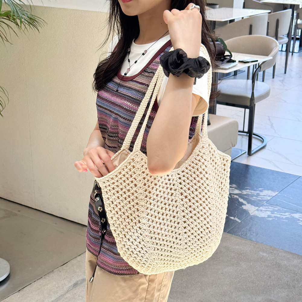 OP_M2376 니트 뜨개 가방 숄더백