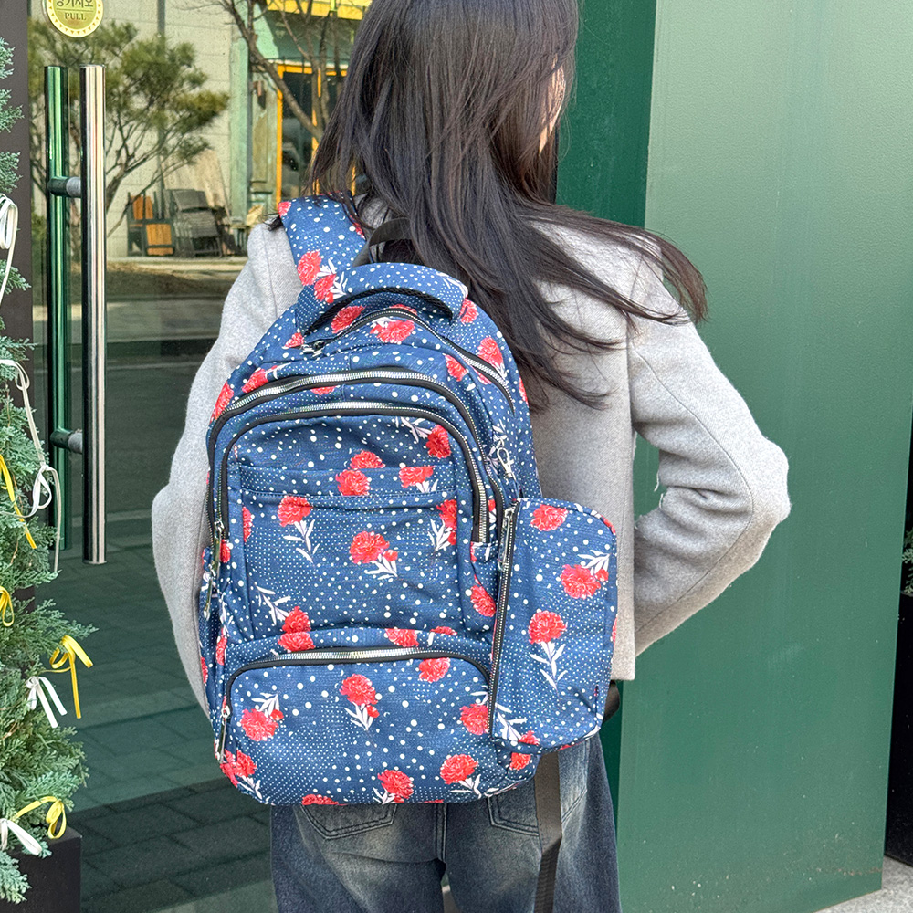 SN_7253 가벼운 패션 패턴 캐주얼 백팩