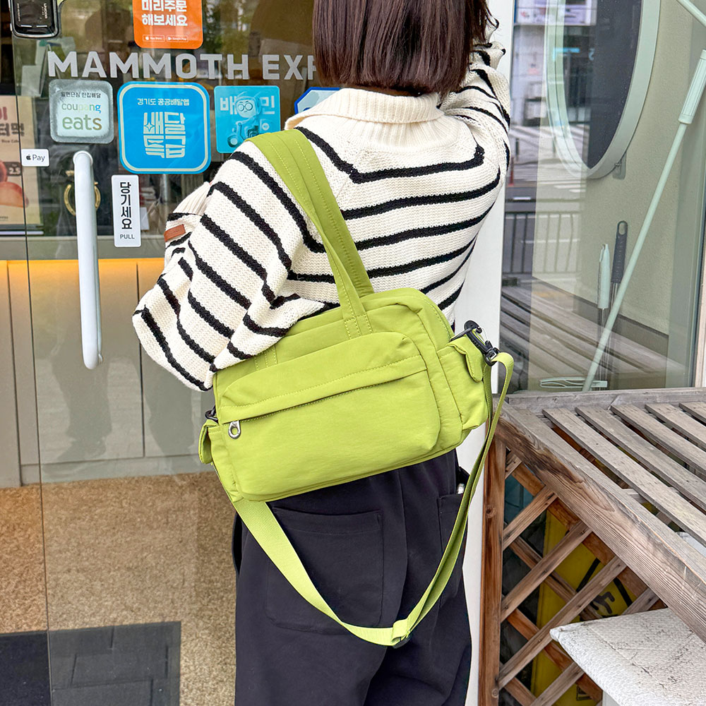 SN_330 데일리 캐주얼 소프트 보스턴 숄더 크로스백