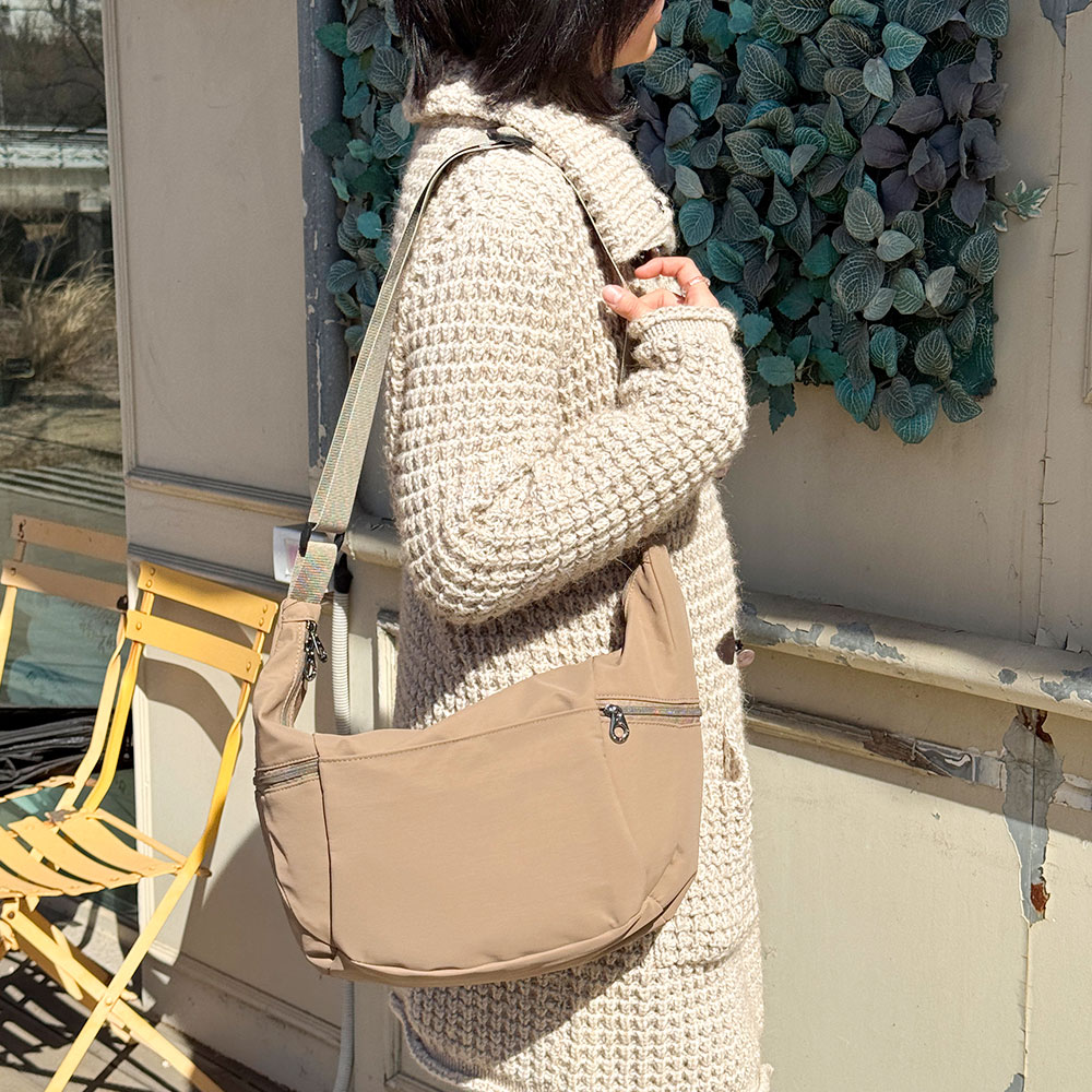 SN_567 캐주얼 빅 반달 호보 보부상 크로스백