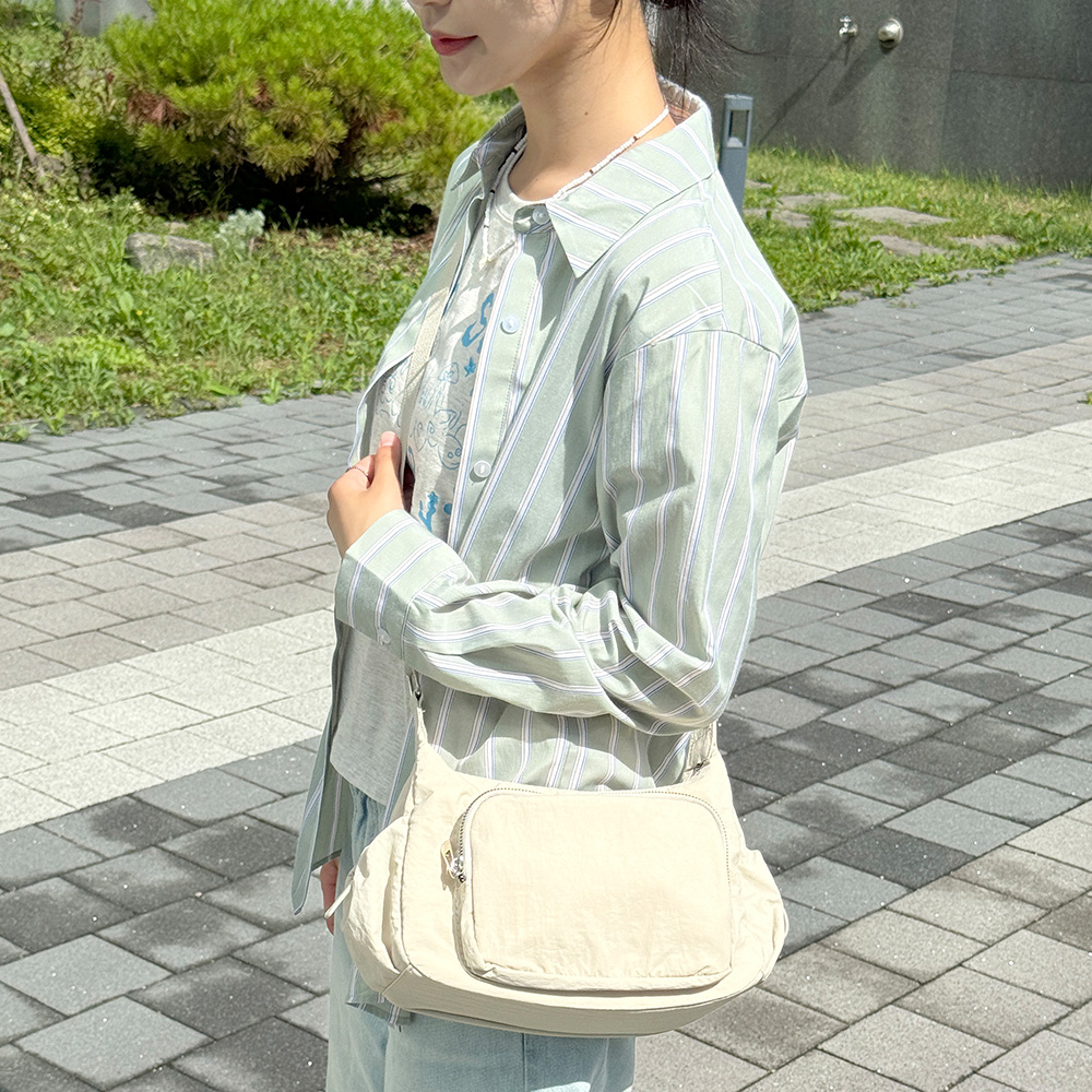 TRD_804 나일론 바스락 크로스백