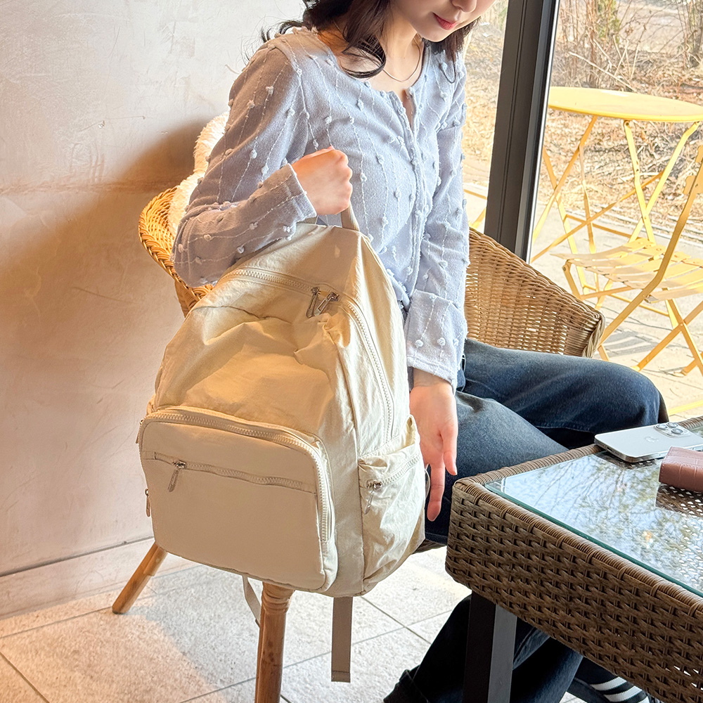 TRD_811 나일론 바스락 여성백팩