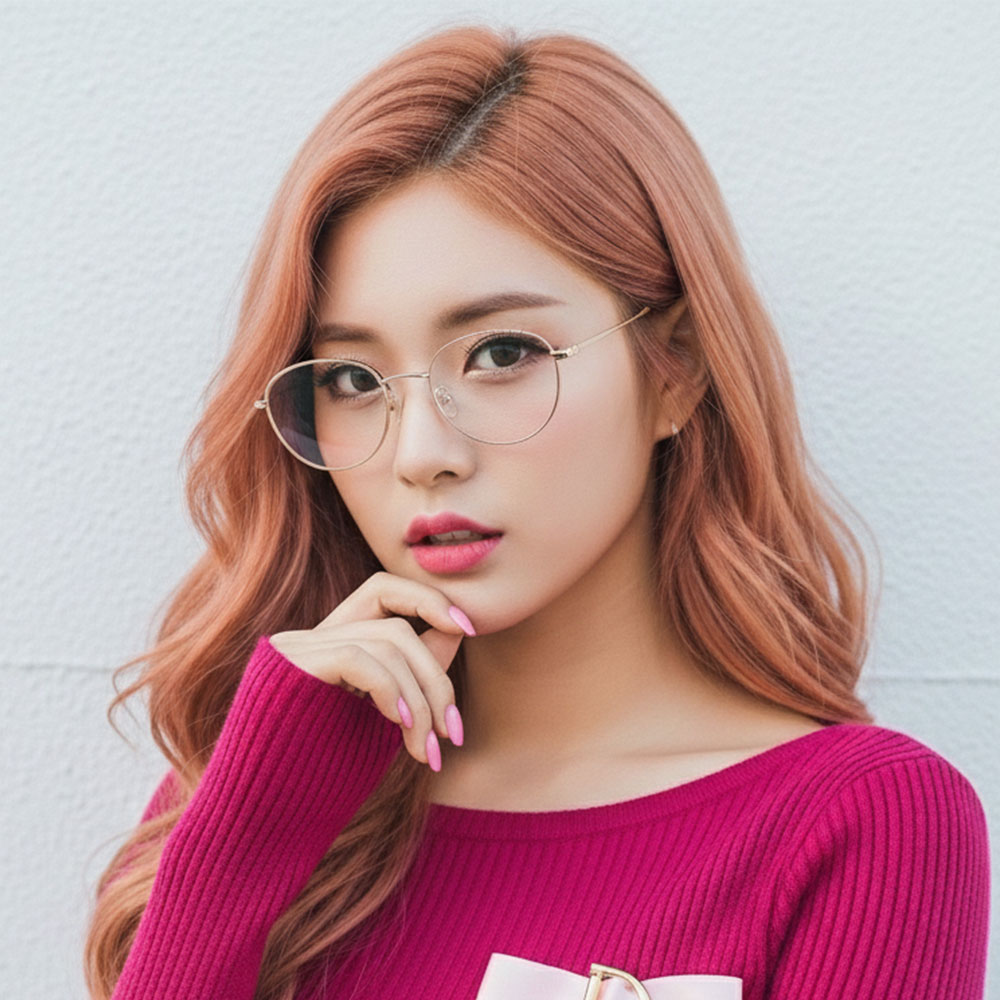 SGBG_쓰고보고 라운딩 패션 시력보호 커플 데일리 안경 0001