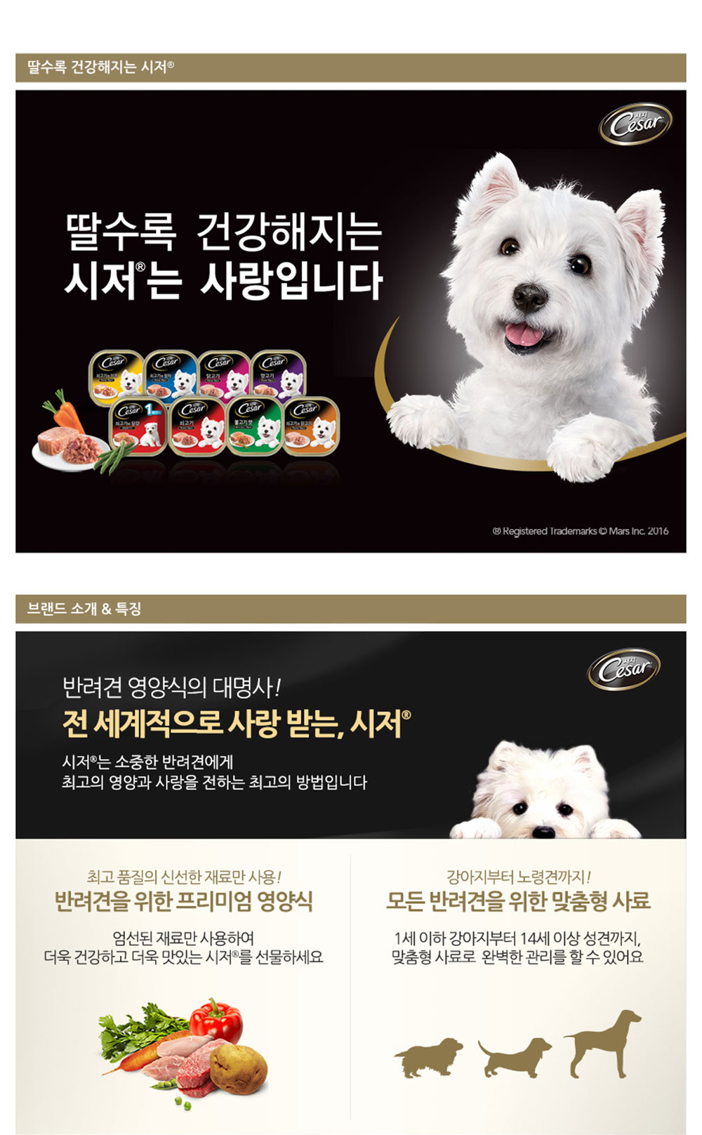 YEW_시저 11세이상 닭고기 캔 100g 상세 이미지 1