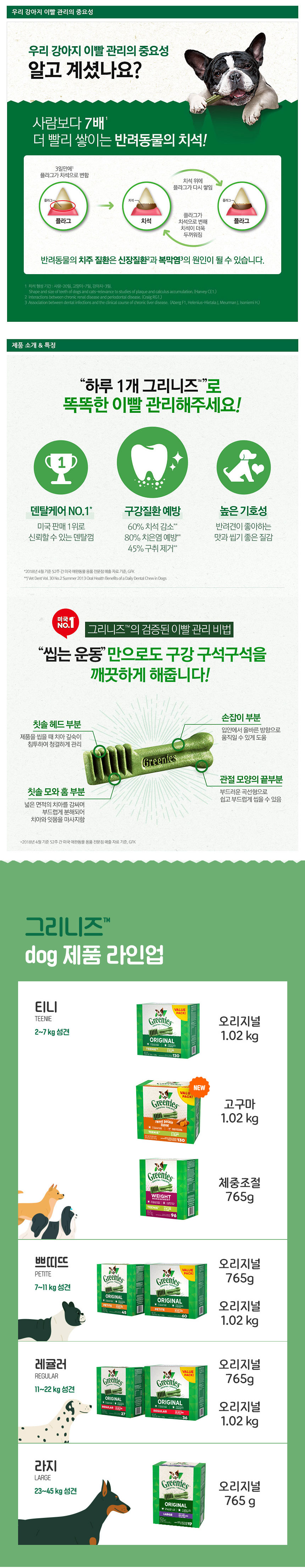 덴탈껌 1.02kg 애견덴탈껌 애견껌 치석개껌 애견양치껌 상세 이미지 3