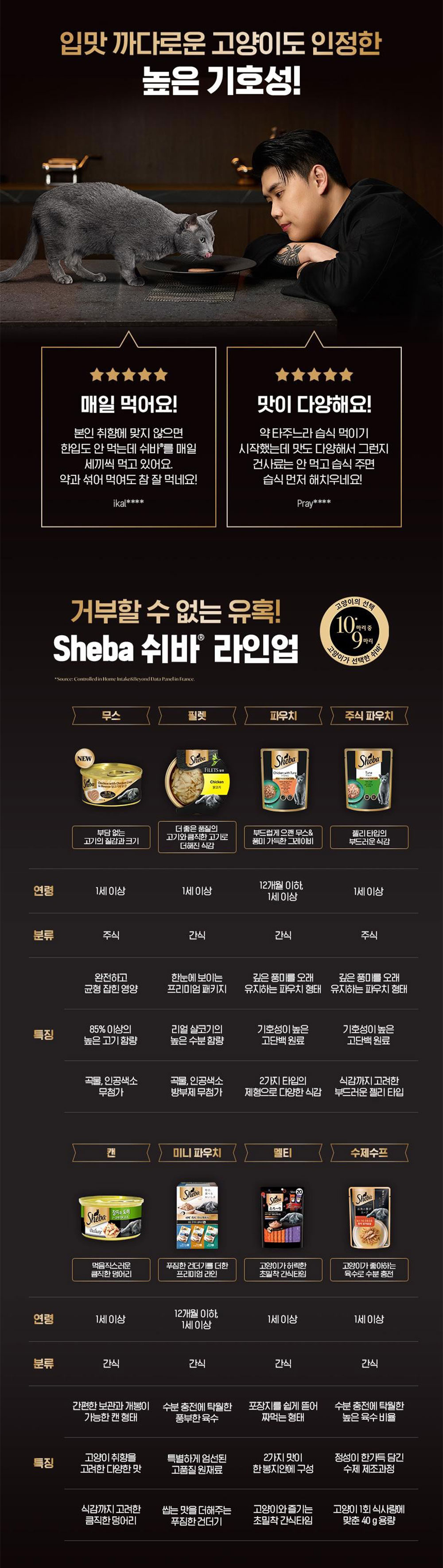 YEW_쉬바 무스 고양이캔 닭고기와 소 간 70g 상세 이미지 3