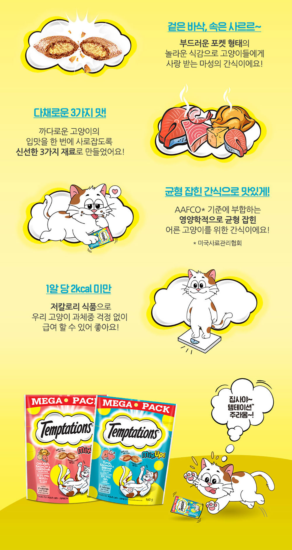 YEW_템테이션 고양이간식 믹스업 참치 연어와 새우맛 160g 상세 이미지 2