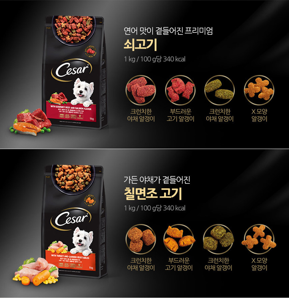 강아지사료 1kg 반려견사료 강아지기능성사료 애완견사료 애견사료 상세 이미지 4