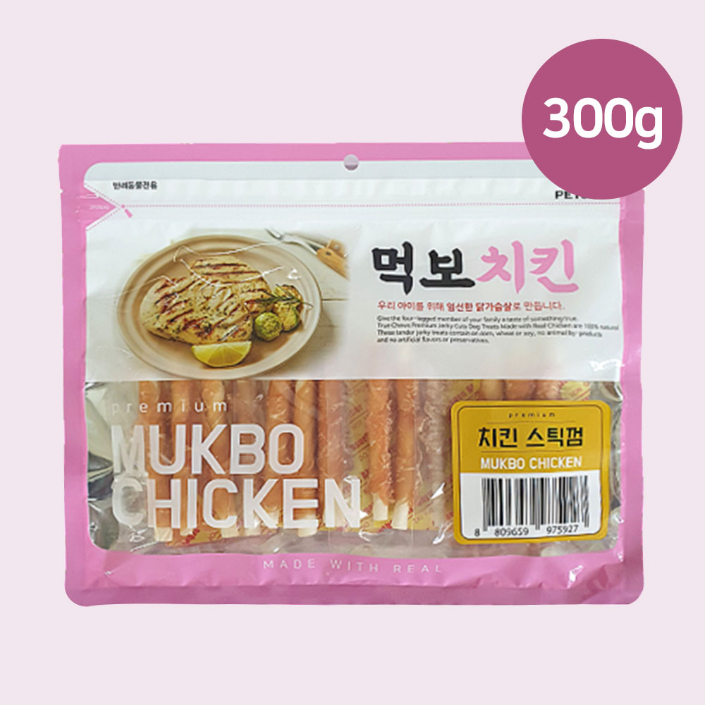 YEW_먹보치킨 치킨스틱껌 300g