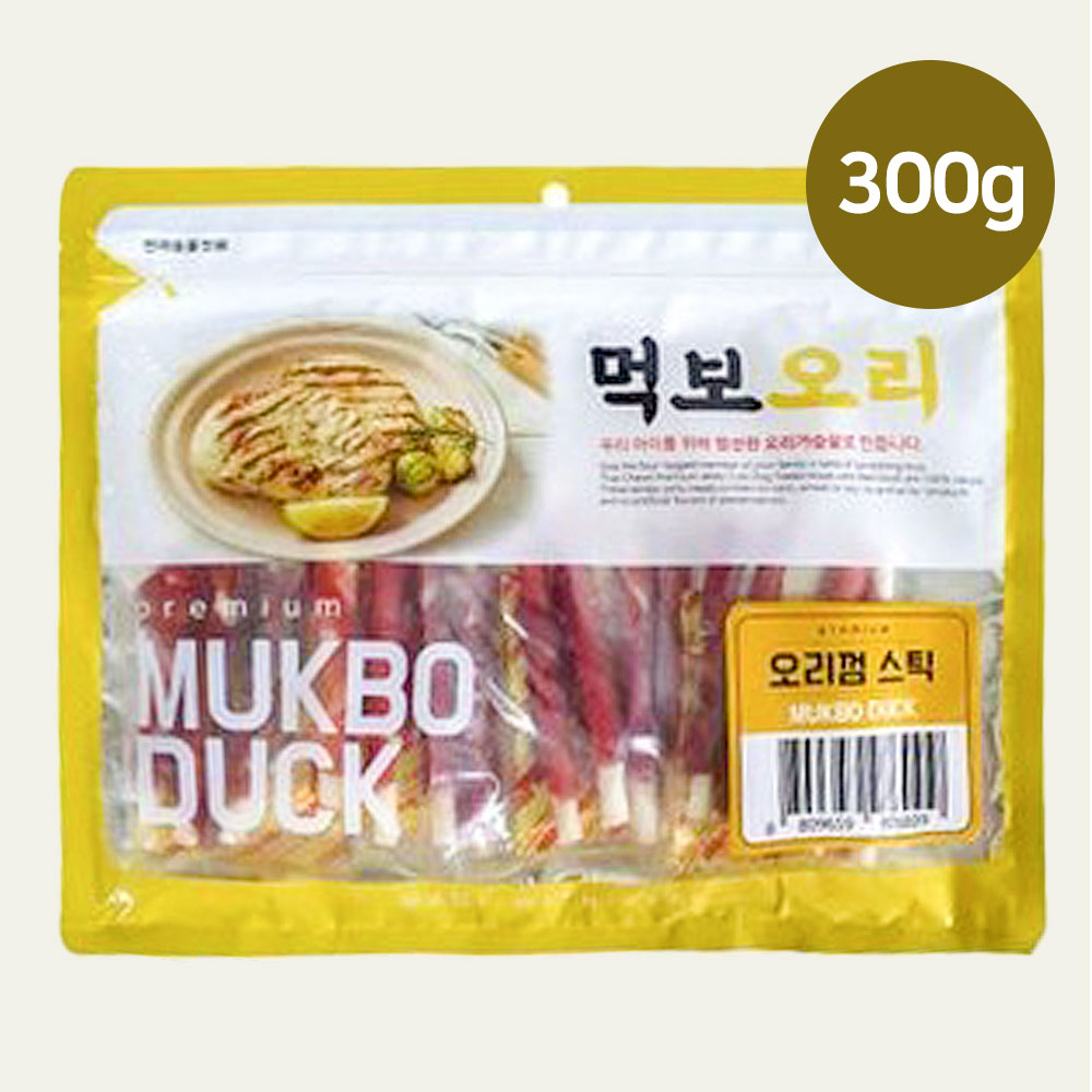 YEW_먹보오리 오리껌스틱 300g