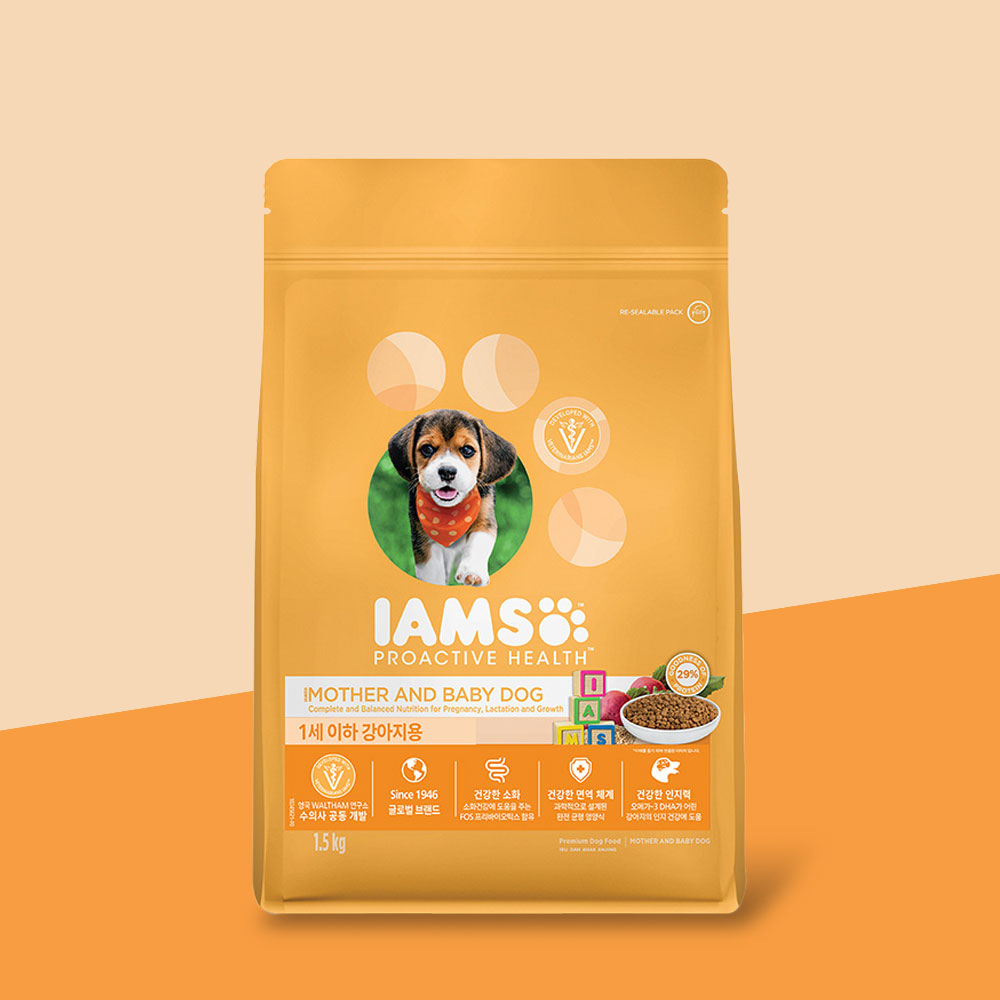 YEW_마즈 아이엠즈 독 1세이하 퍼피 강아지용 1.5kg