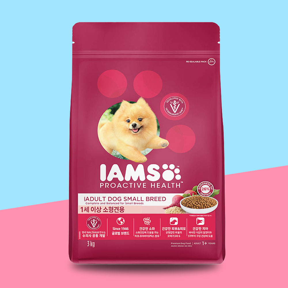 YEW_마즈 아이엠즈 프로액티브 헬스 1세이상 소형견용 사료 3kg, 1개